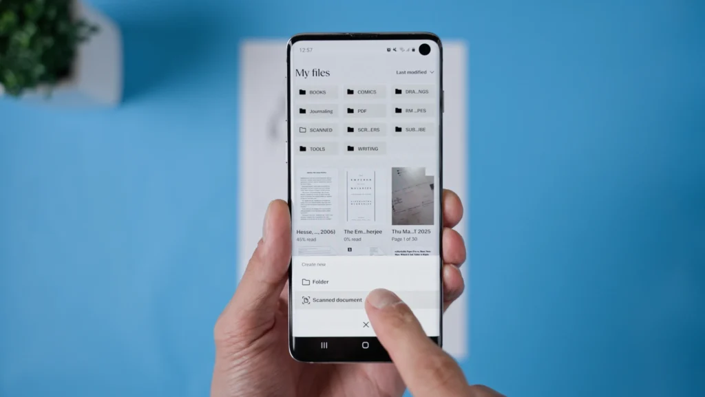 Remarkable Paper Pro - Scanning Document Feature