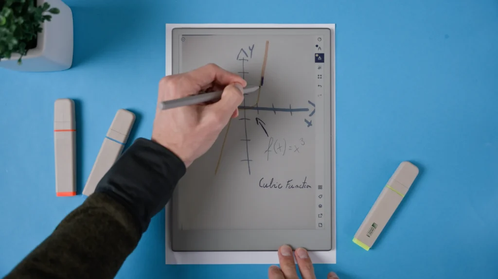 Scanning Feature is also great for continuing after writing on paper