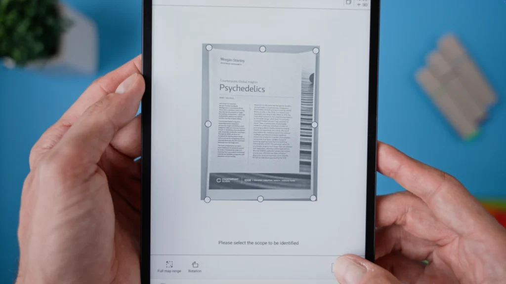 Scanning documents using 5MP camera