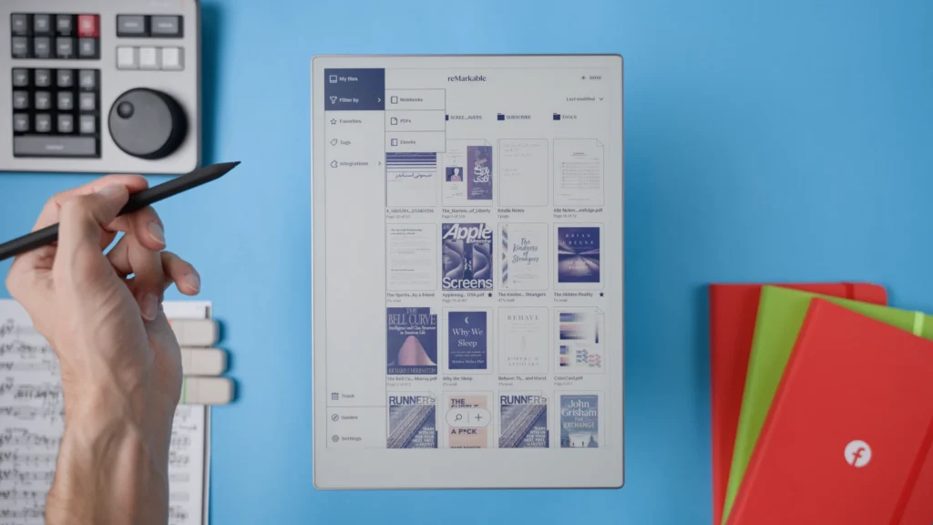 RPP has a simple, distraction-free menu