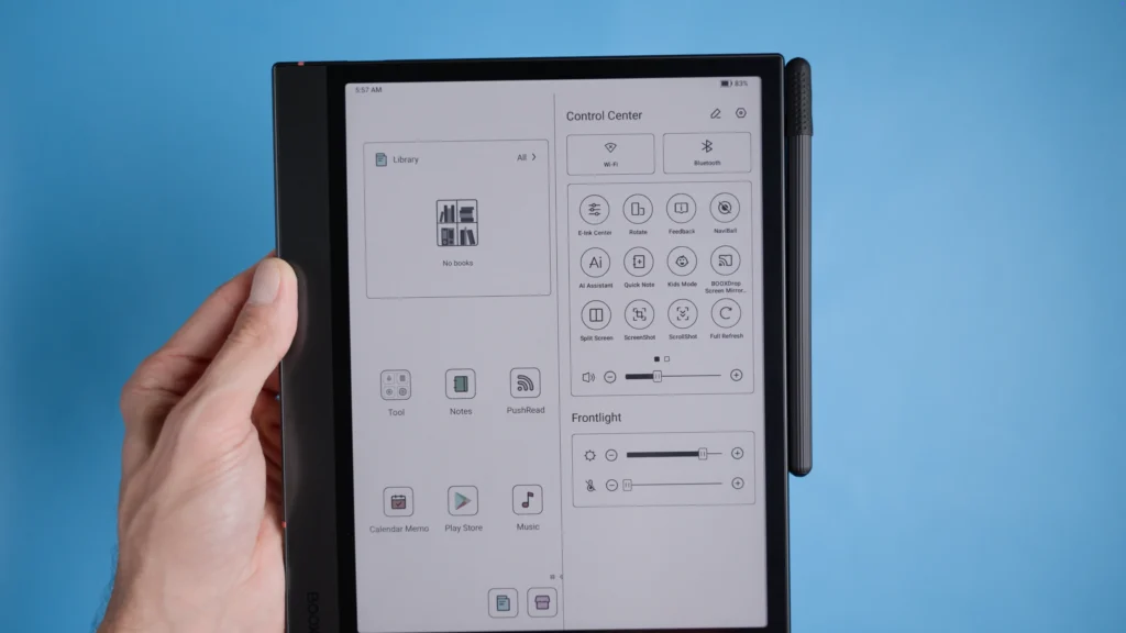 Boox runs on Android which allows for a lot of customization
