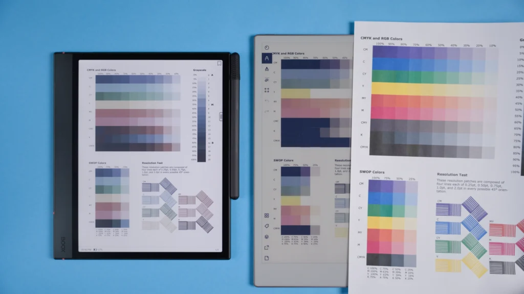 Color Card comparison