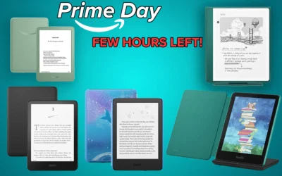 Amazon Prime Day is finishing in hours. Grab some best E-reader and tablet deals right now!