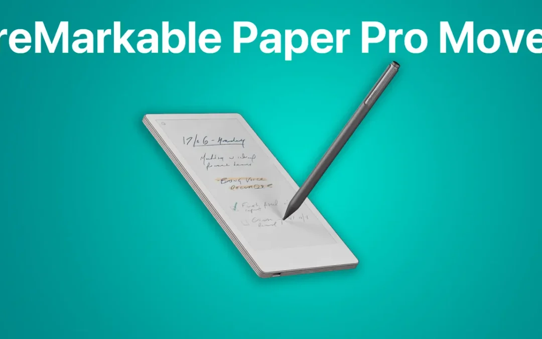 reMarkable Paper Pro Move: A Compact, Colorful, and Ultra-Portable Upgrade