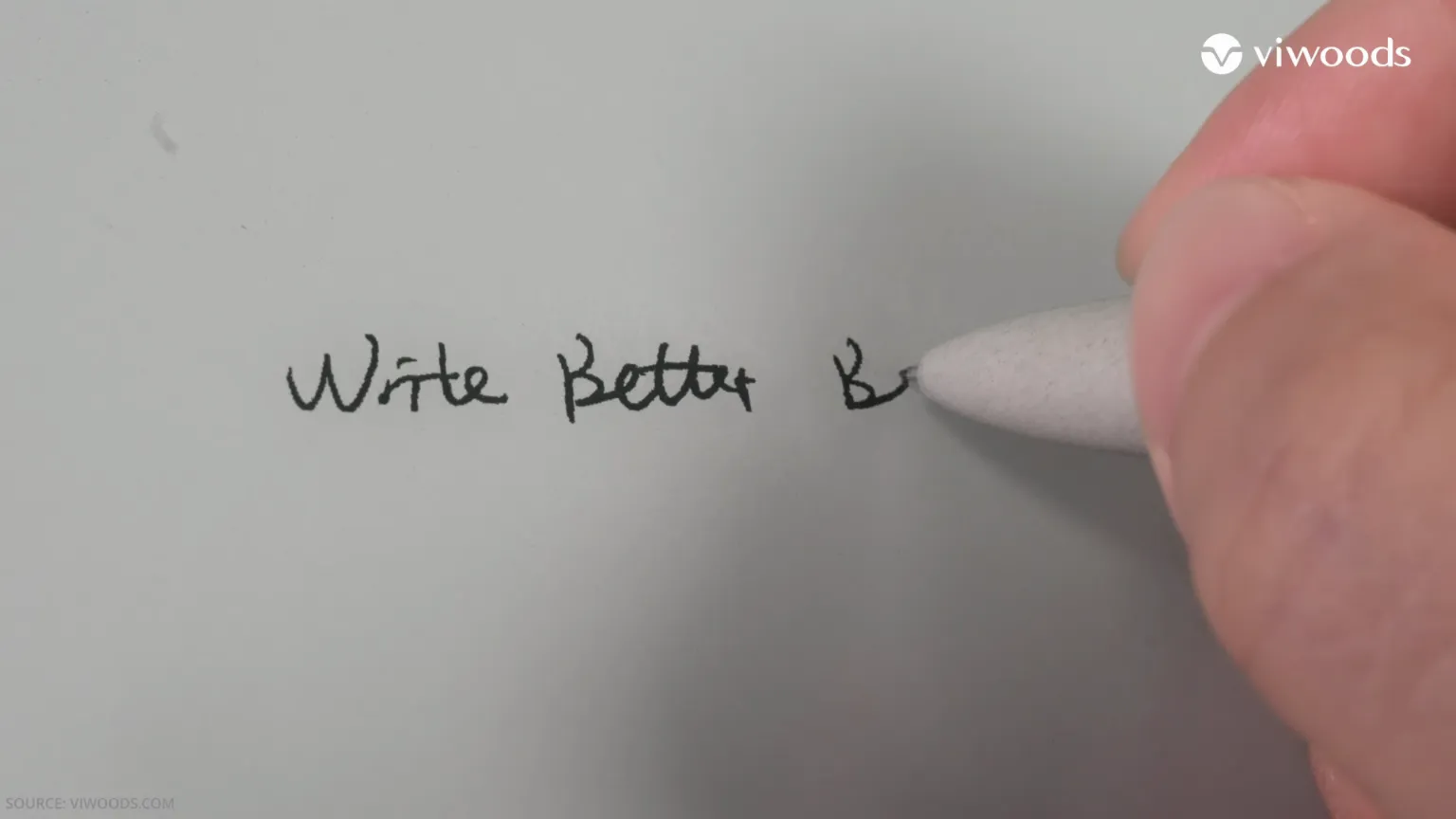 Writing with ceramic stylus